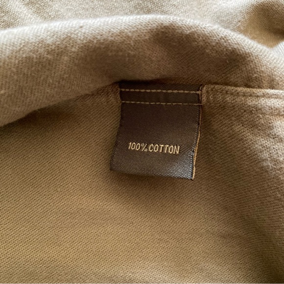 J.L. Powell Sporting Life Heavy Cotton Green Button Shirt Jacket Men's Size 2XL - Picture 7 of 10